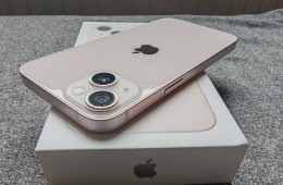 (Csere) iPhone 13 Pink 128 GB, Független, újszerű állapot, 2026.10-ig MM Garancia