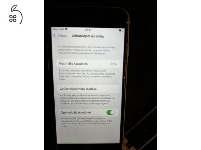 iPhone SE (2022) 3. gen. - 64 GB - Starlight fehér