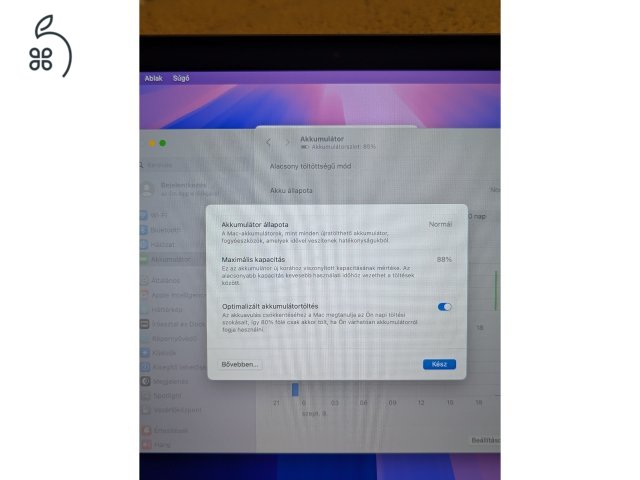 MacBook Air M1 megkímélt állapot 