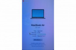 MacBook Air M1 magyar billentyűzet, megkímélt állapot 