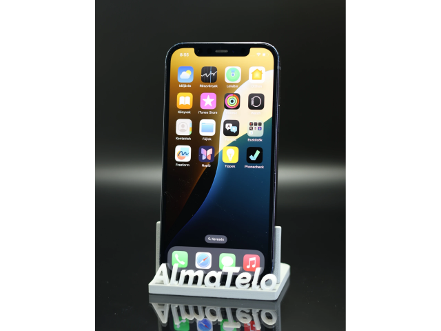 Apple iPhone 12 128 GB Black 100% akku - 12 HÓ GARANCIA