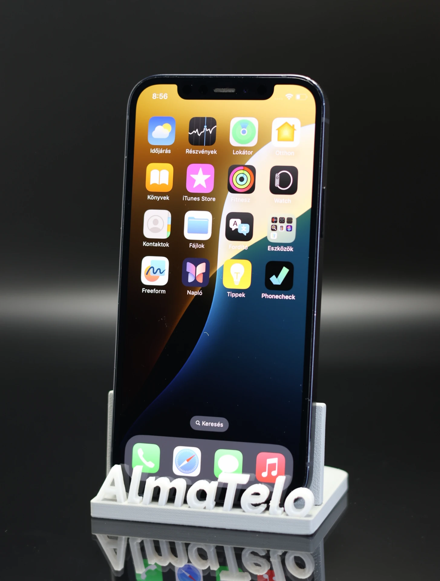 Apple iPhone 12 128 GB Black 100% akku - 12 HÓ GARANCIA
