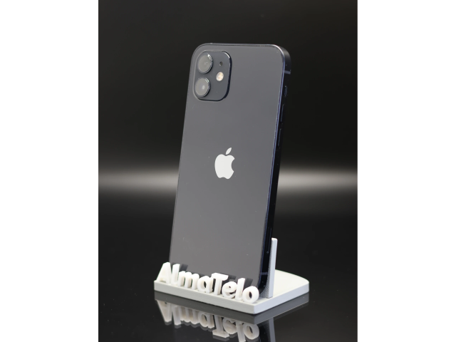 Apple iPhone 12 128 GB Black 100% akku - 12 HÓ GARANCIA