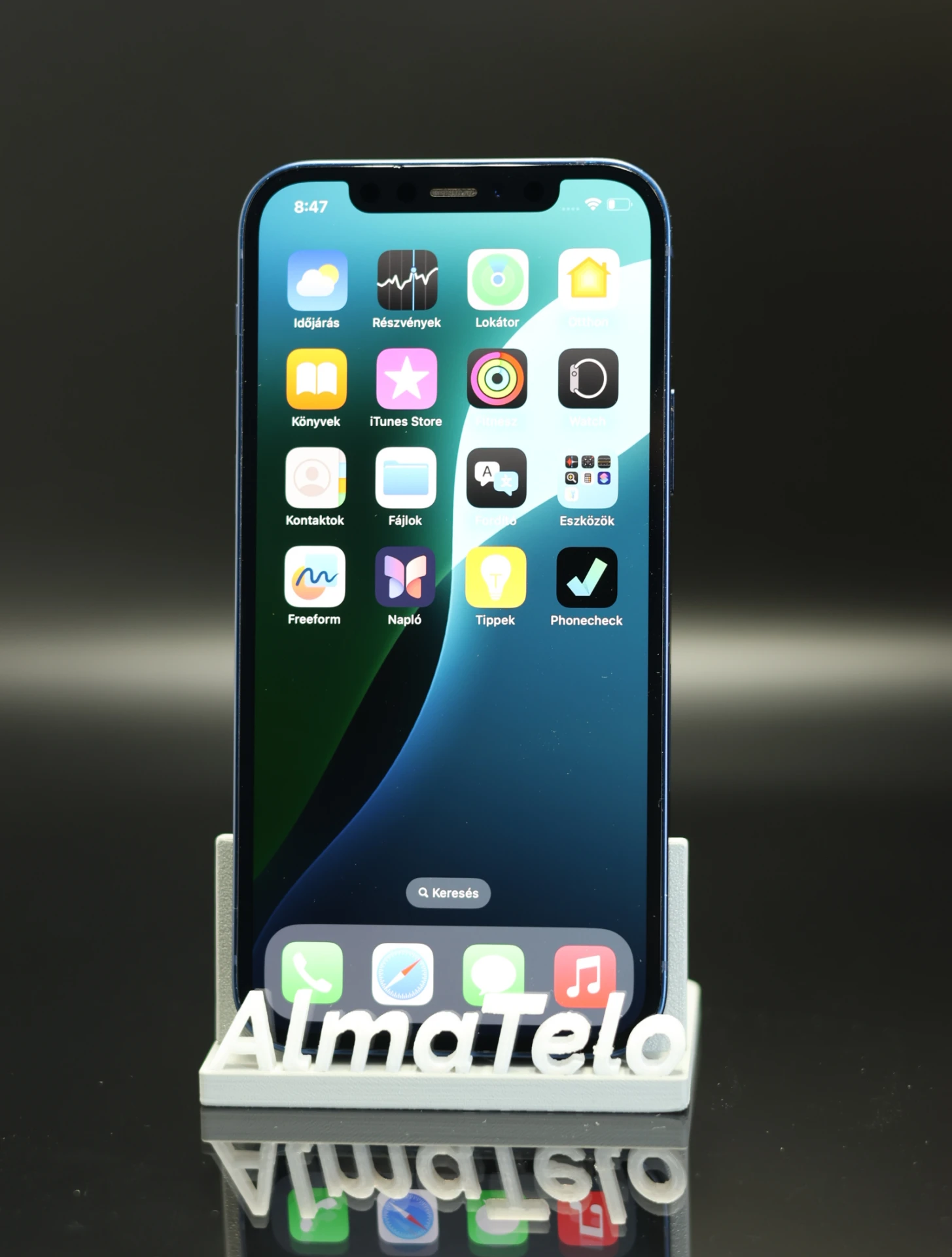 Apple iPhone 12 128 GB Blue 100% akku - 12 HÓ GARANCIA