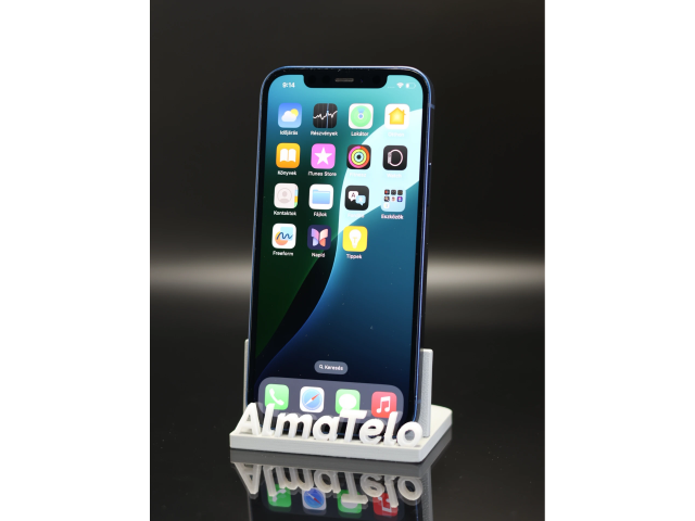 Apple iPhone 12 128 GB Blue 100% akku - 12 HÓ GARANCIA