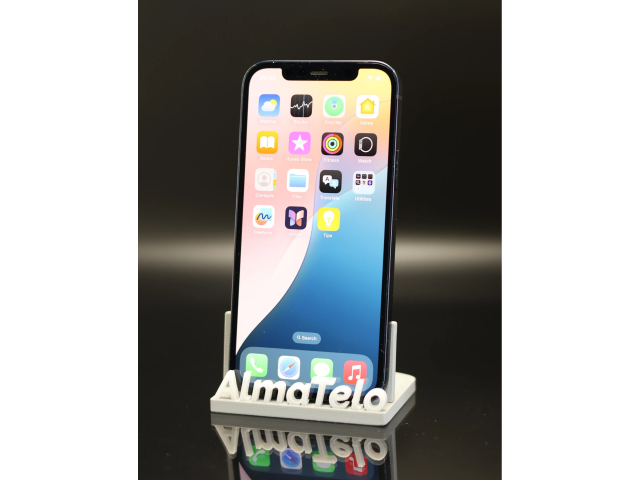 Apple iPhone 12 128 GB Black 100% akku - 12 HÓ GARANCIA