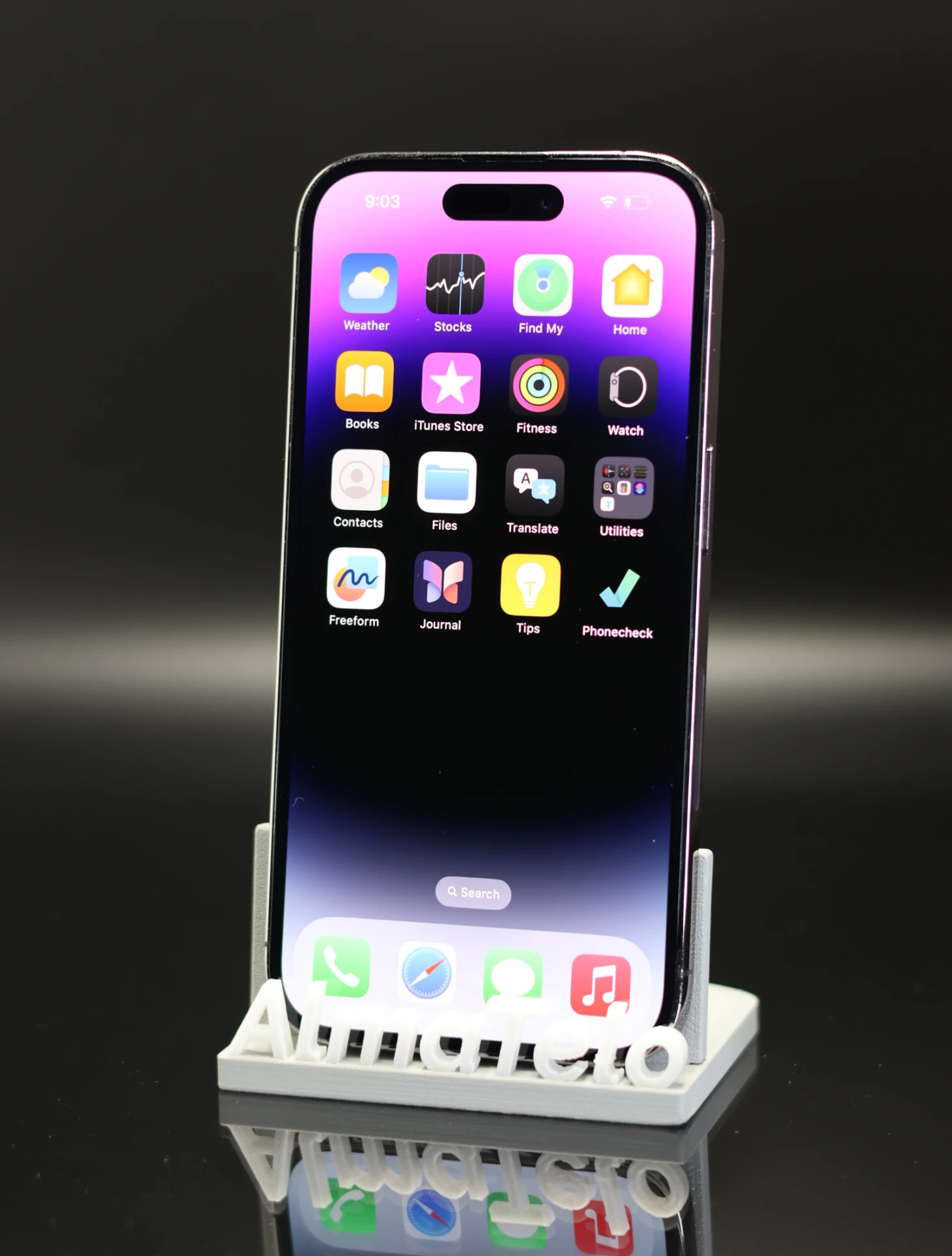 Apple iPhone 14 Pro 256 GB Deep Purple 100% akku - 12 HÓ GARANCIA