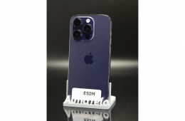Apple iPhone 14 Pro 256 GB Deep Purple 100% akku - 12 HÓ GARANCIA