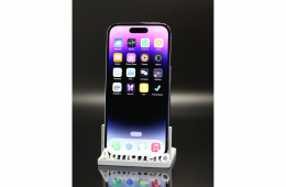 Apple iPhone 14 Pro 256 GB Deep Purple 100% akku - 12 HÓ GARANCIA