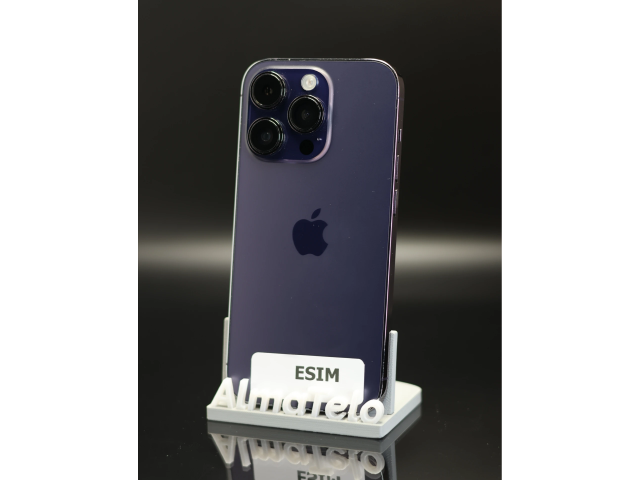 Apple iPhone 14 Pro 256 GB Deep Purple 100% akku - 12 HÓ GARANCIA