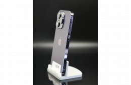 Apple iPhone 14 Pro 256 GB Deep Purple 100% akku - 12 HÓ GARANCIA