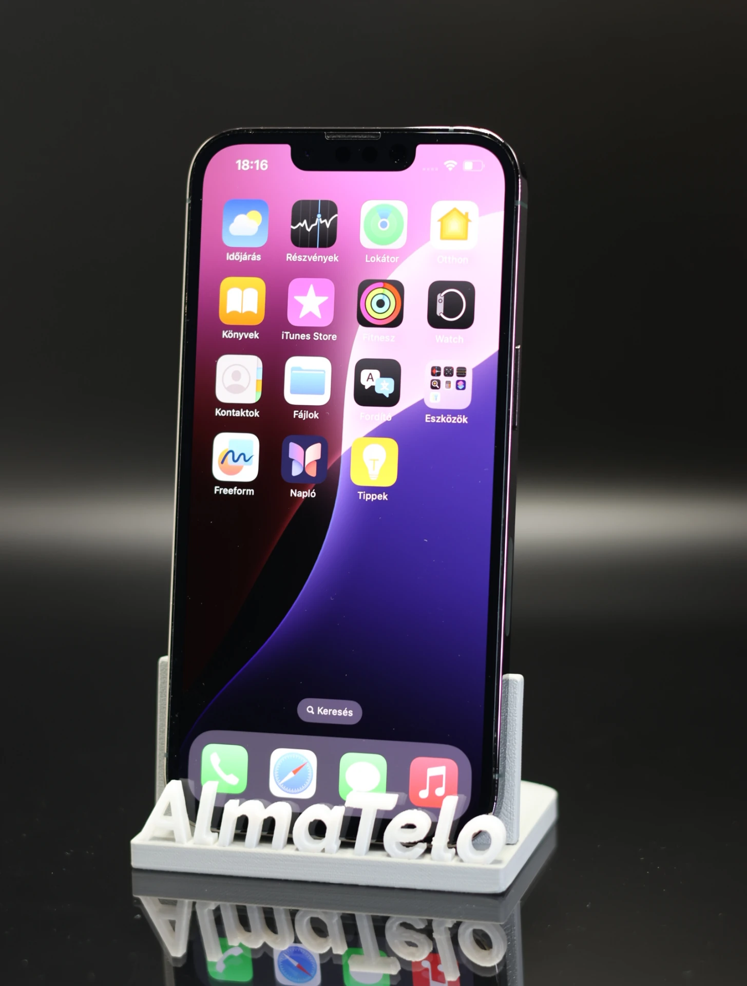Apple iPhone 13 Pro 128 GB Alpine Green 100% akku - 12 HÓ GARANCIA