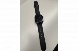 Apple Watch S10 eSIM palaszürke titán házzal, fekete sport szíjjal S/M