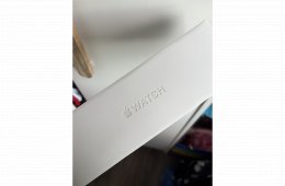 Apple Watch S10 eSIM palaszürke titán házzal, fekete sport szíjjal S/M