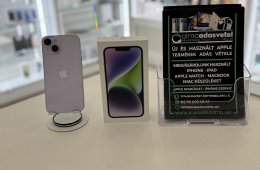iPhone 14 128GB Független Újszerű/1-3 hónap gar./Akku 85%/p4455