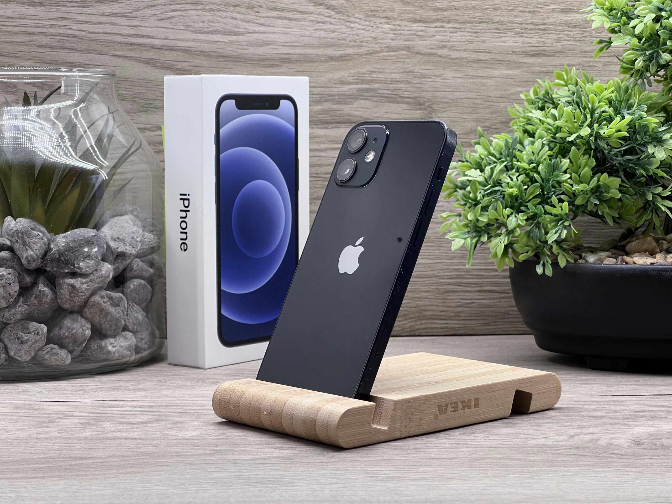 iPhone 12 Mini Black 64GB 2 ÉV Garanciával Számlával 100% Akksi