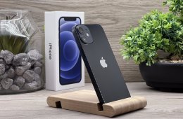 iPhone 12 Mini Black 64GB 2 ÉV Garanciával Számlával 100% Akksi