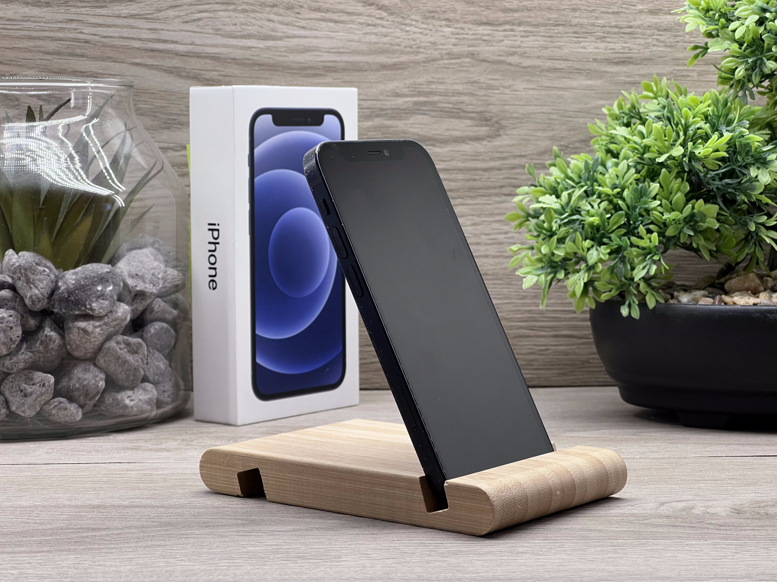 iPhone 12 Mini Black 64GB 2 ÉV Garanciával Számlával 100% Akksi