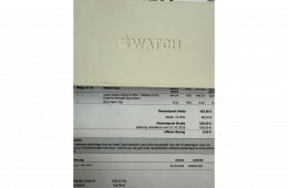 Apple Watch 9 41 mm GPS+Cellular, Graphite acél tok, Midnight Sport szíj, M/L