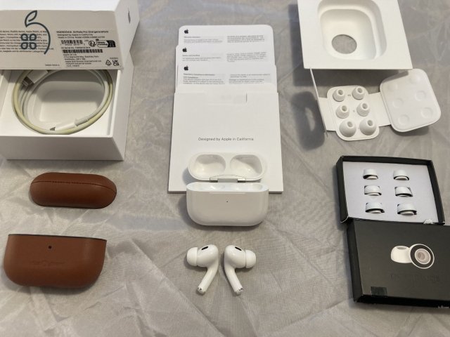 Airpods Pro 2 + Nearplugs memóriahabos fülhallgató párnák + tok