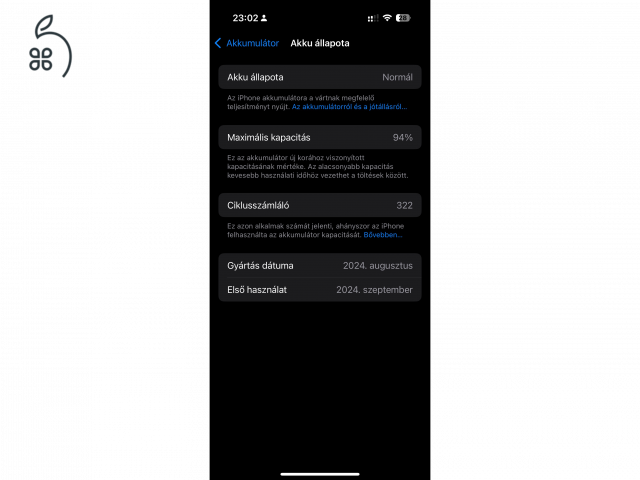 Eladó esztétikai hibás iPhone 16 Pro 256GB Desert Titanium