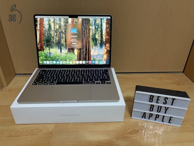 MacBook Air M2 / 8GB / 256GB SSD / Magyar / Silver / 98% Aksi / Korrekt Áron Eladó ! ! !