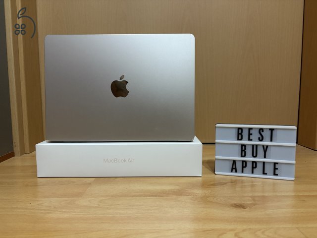 MacBook Air M2 / 8GB / 256GB SSD / Magyar / Silver / 98% Aksi / Korrekt Áron Eladó ! ! !