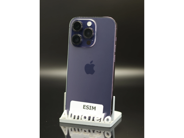 Apple iPhone 14 Pro 128 GB Deep Purple 100% akku - 12 HÓ GARANCIA
