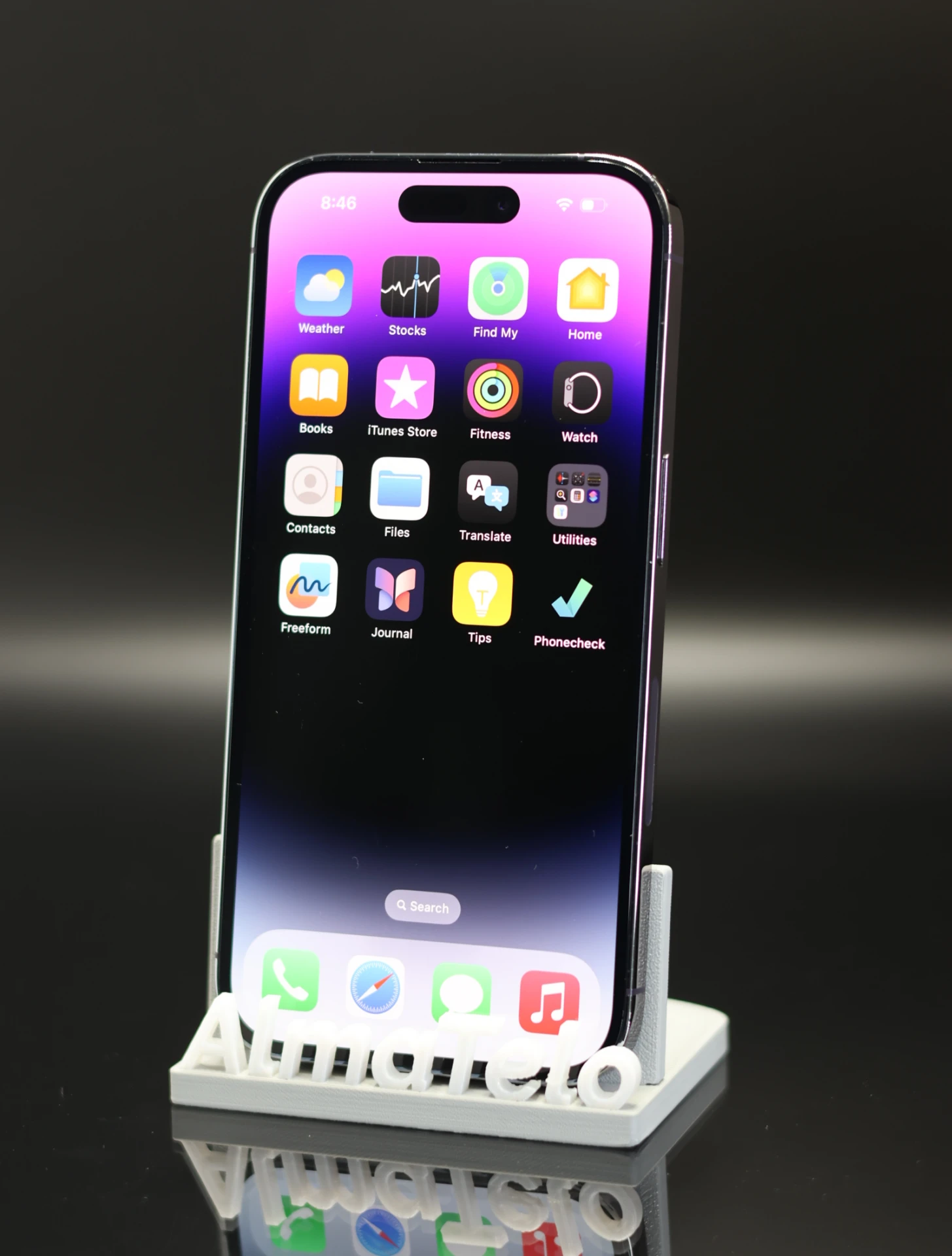 Apple iPhone 14 Pro 128 GB Deep Purple 100% akku - 12 HÓ GARANCIA