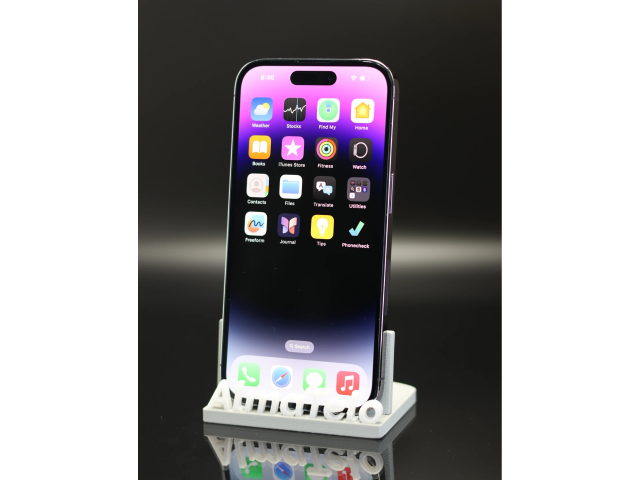 Apple iPhone 14 Pro 128 GB Deep Purple 100% akku - 12 HÓ GARANCIA