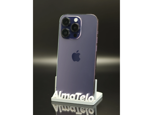 Apple iPhone 14 Pro 128 GB Deep Purple 100% akku - 12 HÓ GARANCIA