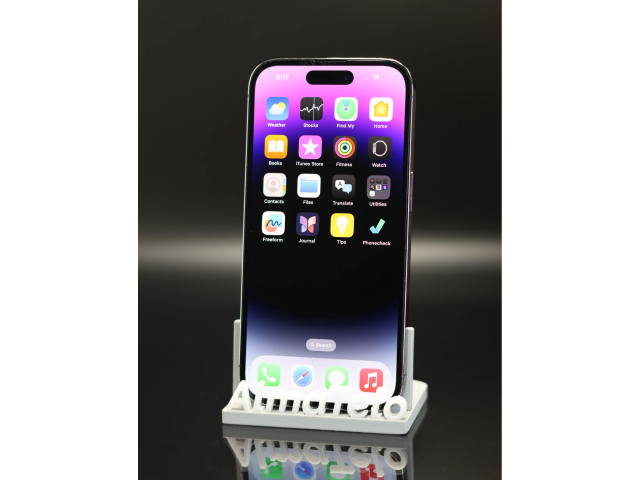 Apple iPhone 14 Pro 128 GB Deep Purple 100% akku - 12 HÓ GARANCIA