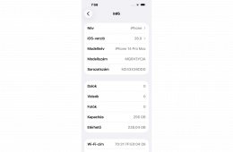 iPhone 14 Pro Max 256 GB ÚJszerű selyemfényű fehér