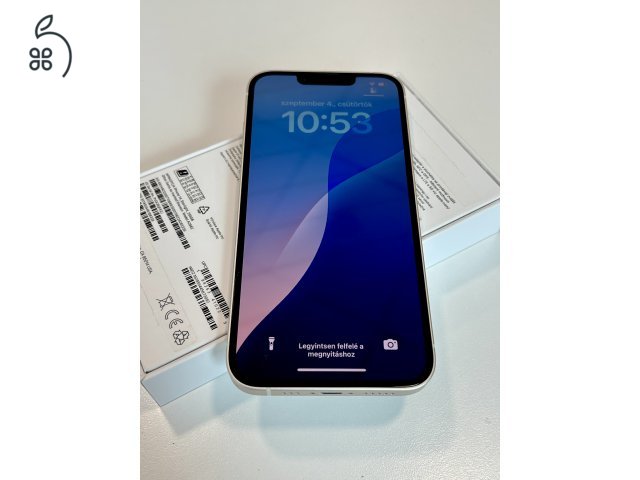 Újszerű iPhone 14 Starlight 256GB! Független 3Hó Gar + Beszámítás!
