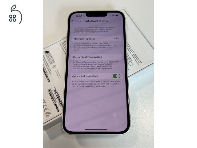 Újszerű iPhone 14 Starlight 256GB! Független 3Hó Gar + Beszámítás!
