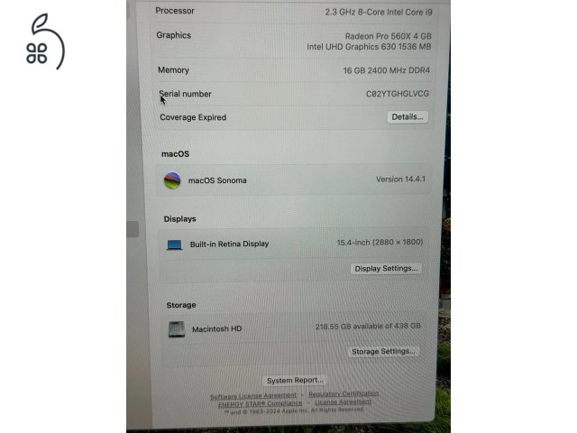  Macbook Pro 15 