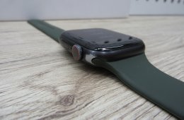 Apple Watch Series 6 – 44 mm – Space Gray Aluminum, Cellular, Always-On Retina – Használt, megkímélt – 80% akku – Garancia 3 hónap