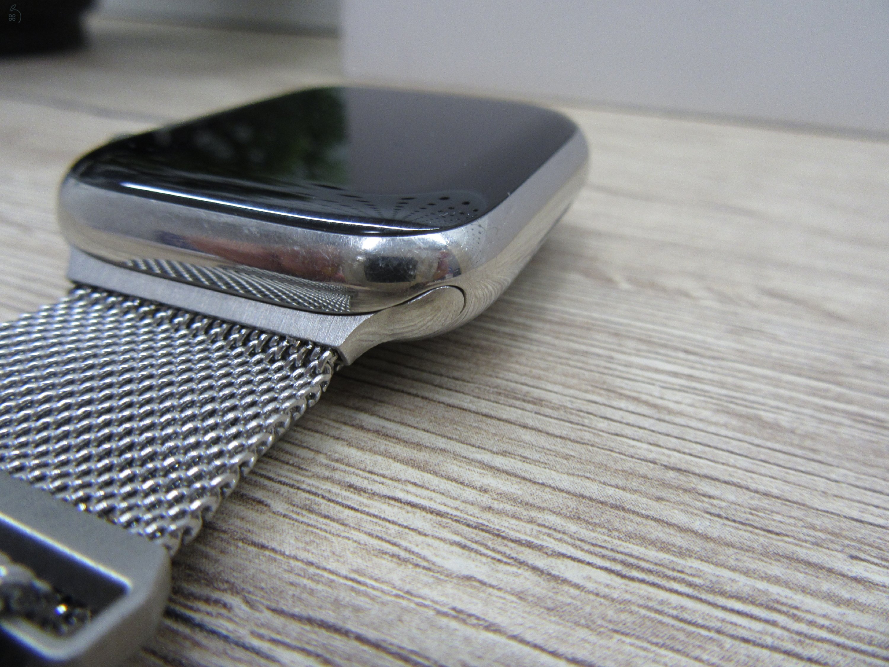 Apple Watch Series 7 – 45 mm Stainless Steel – Always-On Retina, EKG, Cellular – Használt, megkímélt – 77% akku – Garancia 3 hónap