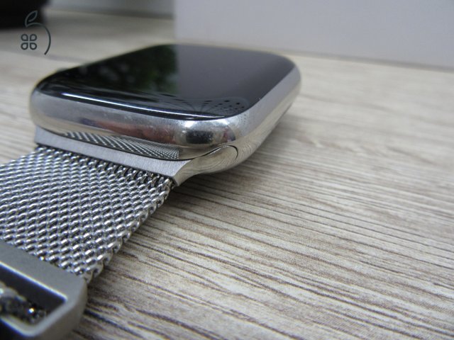 Apple Watch Series 7 – 45 mm Stainless Steel – Always-On Retina, EKG, Cellular – Használt, megkímélt – 77% akku – Garancia 3 hónap