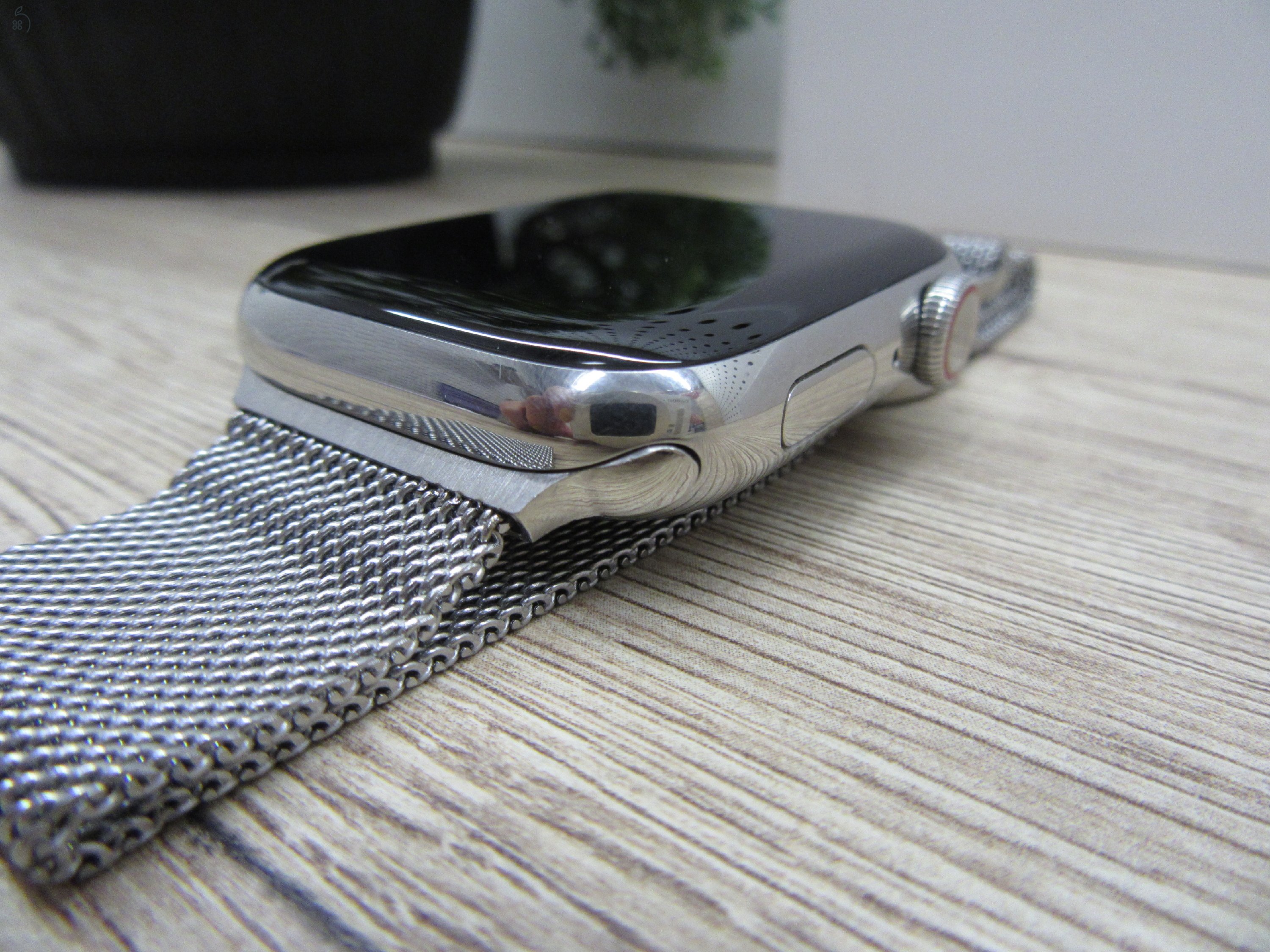 Apple Watch Series 7 – 45 mm Stainless Steel – Always-On Retina, EKG, Cellular – Használt, megkímélt – 77% akku – Garancia 3 hónap