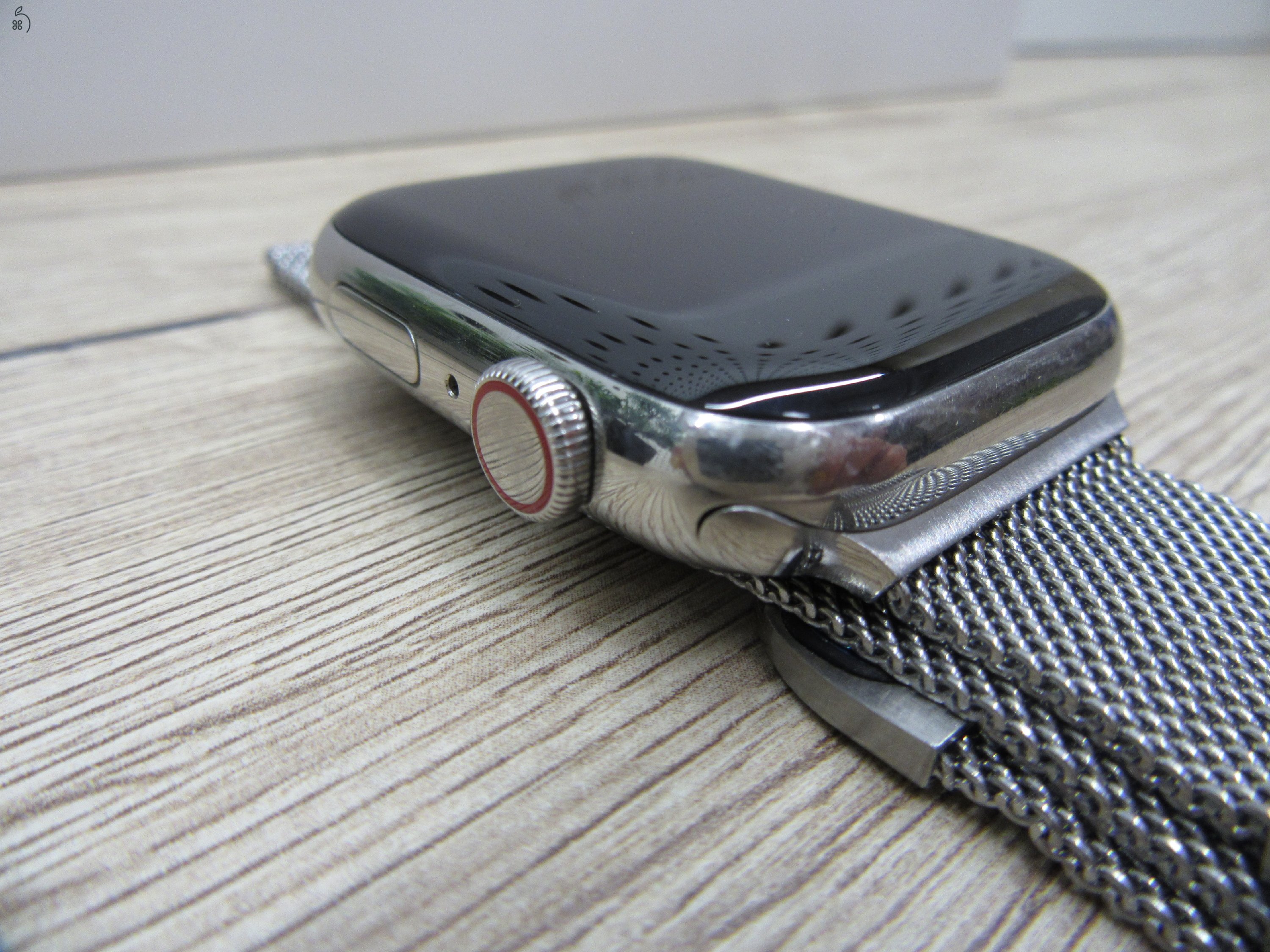 Apple Watch Series 7 – 45 mm Stainless Steel – Always-On Retina, EKG, Cellular – Használt, megkímélt – 77% akku – Garancia 3 hónap