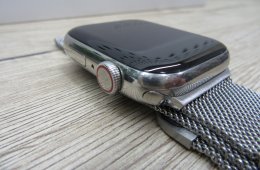 Apple Watch Series 7 – 45 mm Stainless Steel – Always-On Retina, EKG, Cellular – Használt, megkímélt – 77% akku – Garancia 3 hónap
