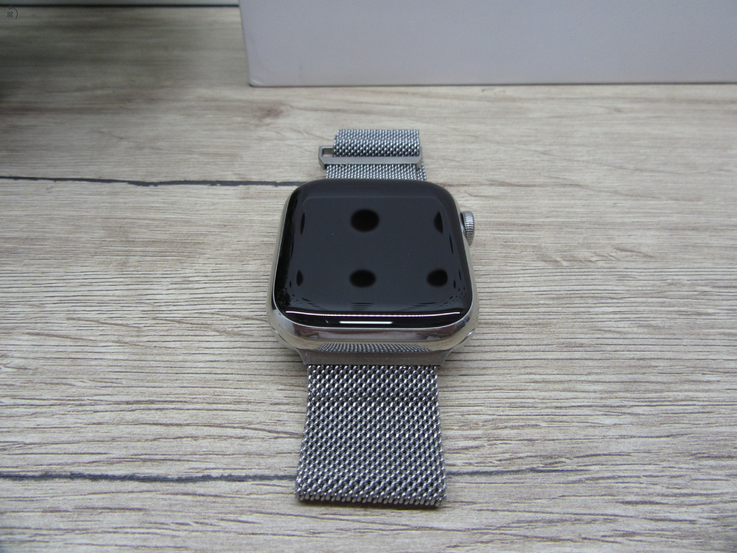 Apple Watch Series 7 – 45 mm Stainless Steel – Always-On Retina, EKG, Cellular – Használt, megkímélt – 77% akku – Garancia 3 hónap