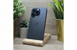  iPhone 15 Pro 128GB Fekete, Független - Garancia, Számla 