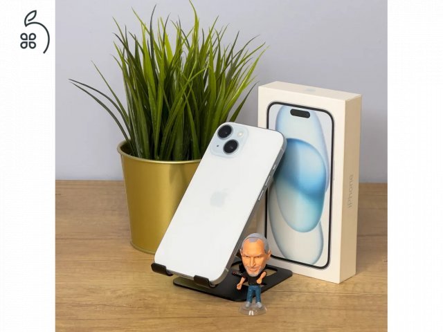 MacSzerez.com - iPhone 15 Plus / 128GB / Kék szín / Garancia! 