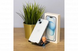 MacSzerez.com - iPhone 15 Plus / 128GB / Kék szín / Garancia! 