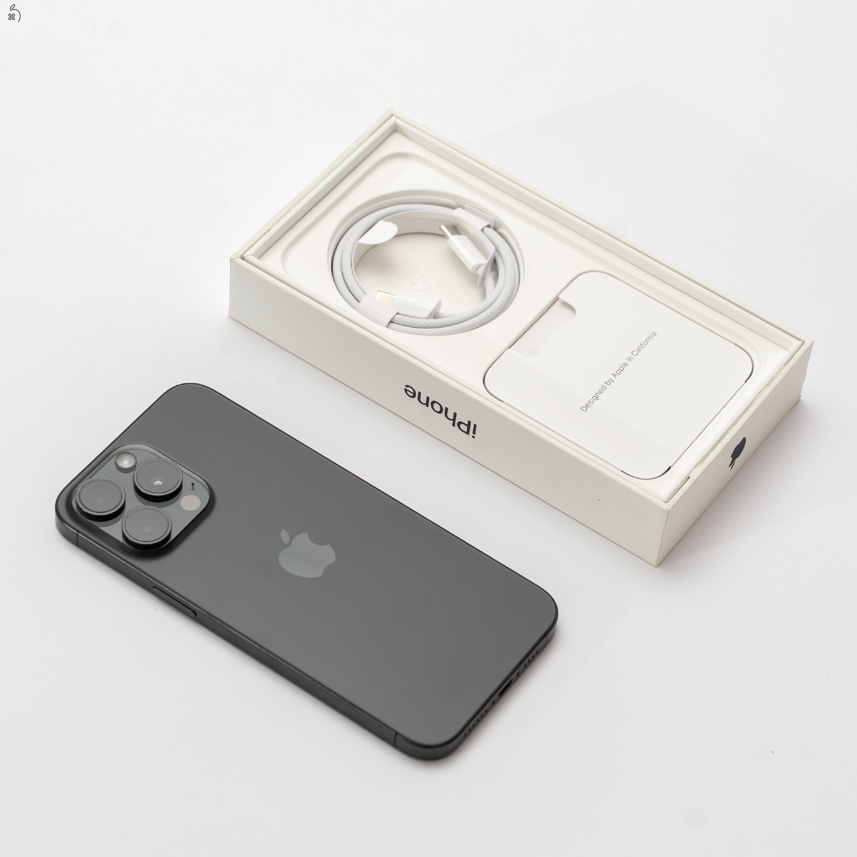 ELADÓ IPHONE 15 PRO MAX 256GB BLACK TITANIUM