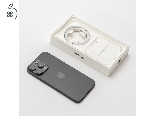 ELADÓ IPHONE 15 PRO MAX 256GB BLACK TITANIUM