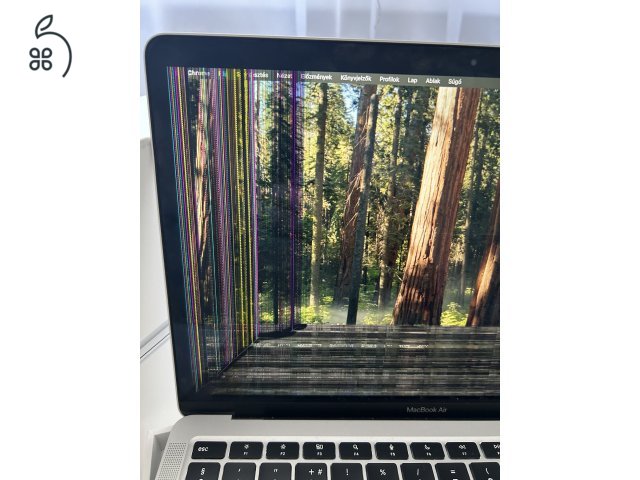 Macbook air M1 256/8 sérült kijelző 