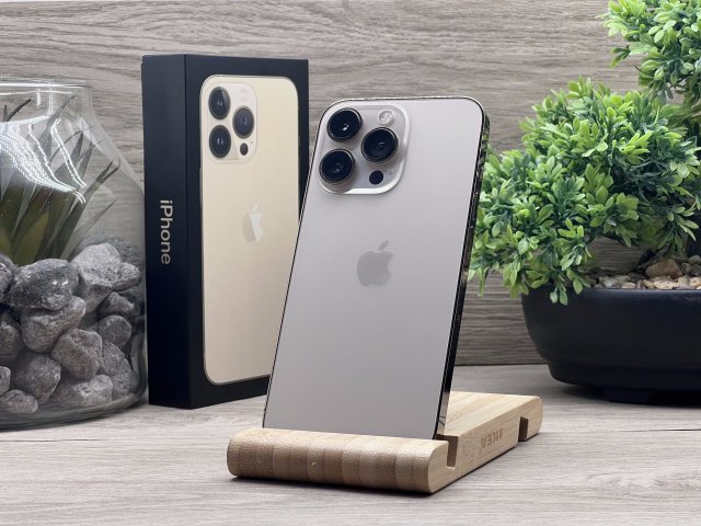 Hibátlan iPhone 13 Pro Gold 1TB 2 ÉV Garanciával Számlával 92% Akksi